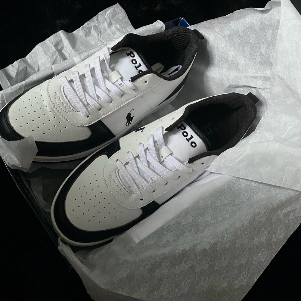 Polo Ralph Lauren court sneakers youth 6.5